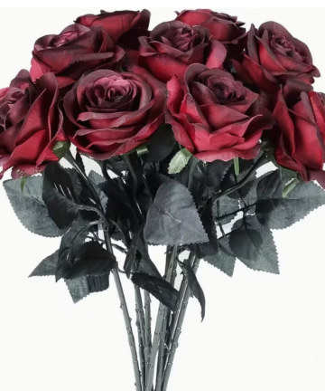 ხელოვნური შავი ვარდი
