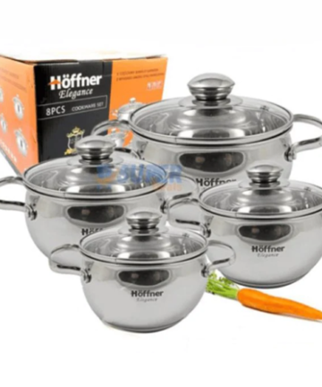 უჟანგავი ფოლადის ქვაბების ნაკრები HOFFNER HF-9981